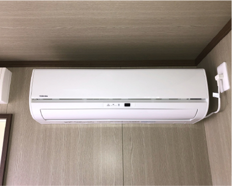 picture of interior, air conditioner installed